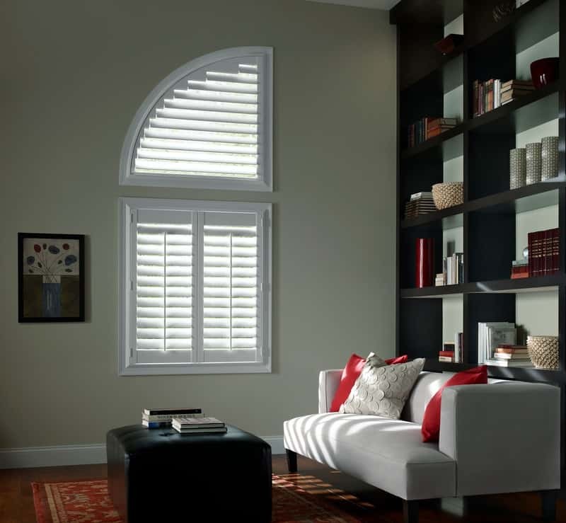 Custom Kitchen Window Treatments for Homes near St. Simons Island, Georgia (GA) including Palm Beach Shutters