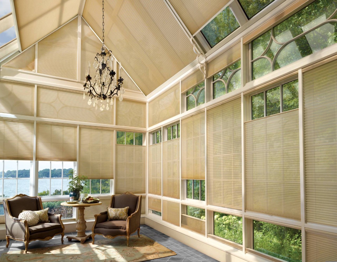 Hunter Douglas Duette® Cellular skylight shades near Brunswick, GA.